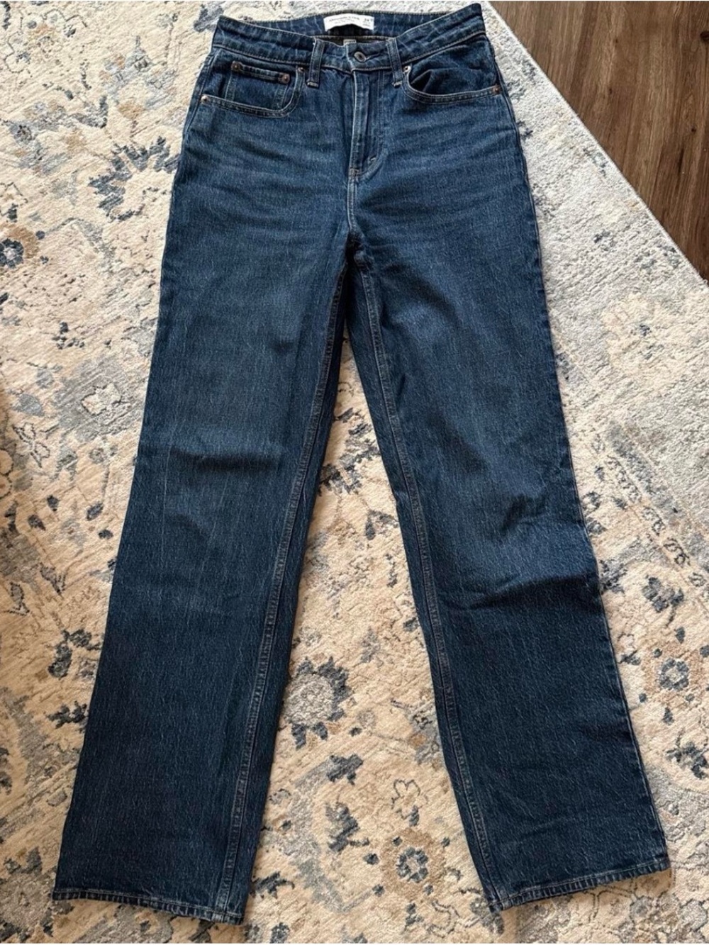 Abercrombie & Fitch Dark Blue Straight Jeans
